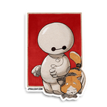 Health Bot and Hairy Baby Sticker