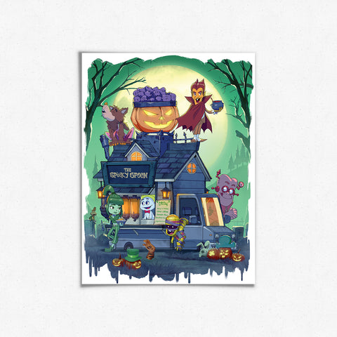 PW The Spooky Spoon Print