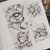 JYK Zines Sketch All Day Sticky Edition