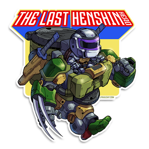 HDAR The Last Henshin Hero Ver. A Sticker