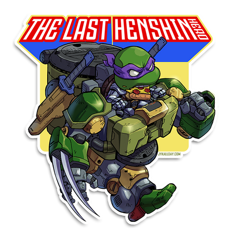 HDAR The Last Henshin Hero Ver. B Sticker