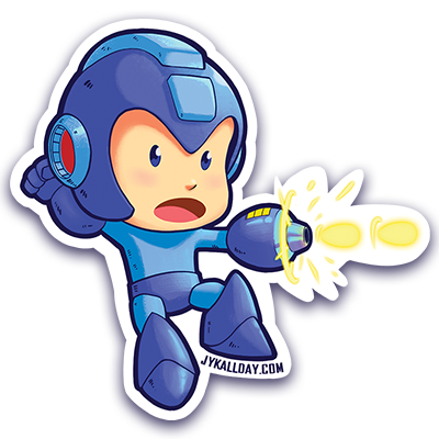 Mega Man Sticker